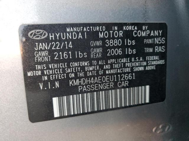 Photo 11 VIN: KMHDH4AE0EU112661 - HYUNDAI ELANTRA 