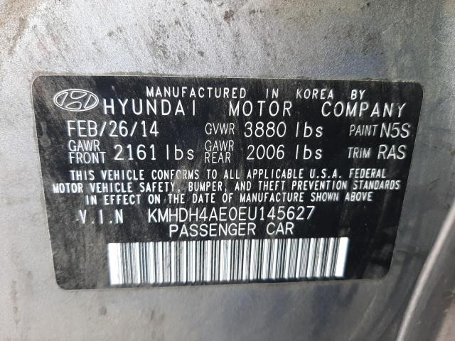 Photo 9 VIN: KMHDH4AE0EU145627 - HYUNDAI ELANTRA SE 