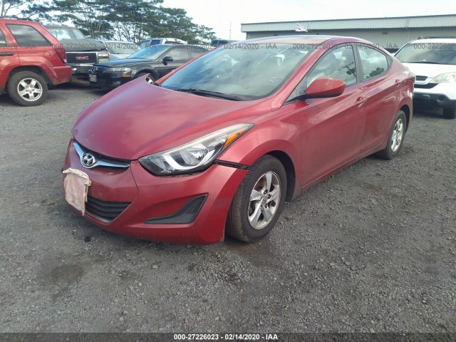 Photo 1 VIN: KMHDH4AE0EU163075 - HYUNDAI ELANTRA 