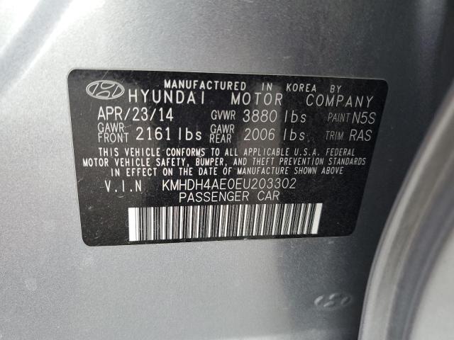 Photo 11 VIN: KMHDH4AE0EU203302 - HYUNDAI ELANTRA 