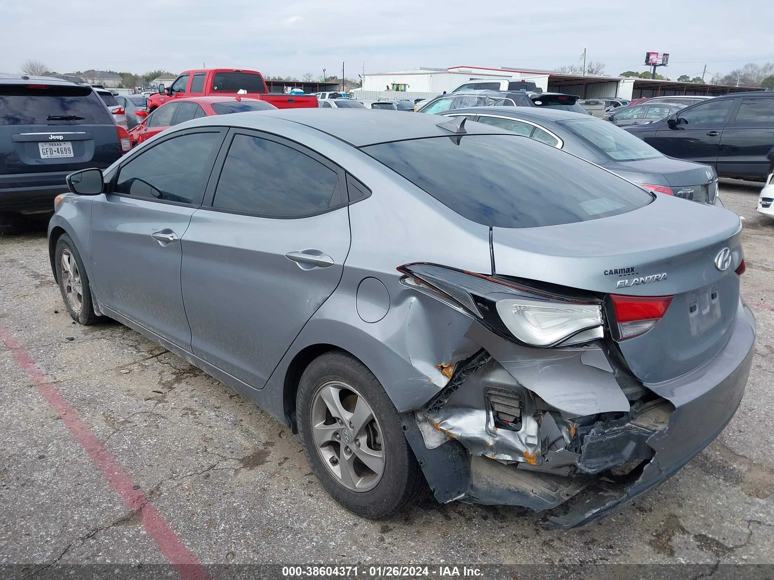 Photo 2 VIN: KMHDH4AE0EU206832 - HYUNDAI ELANTRA 