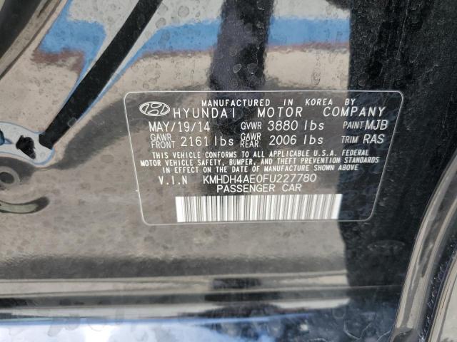 Photo 11 VIN: KMHDH4AE0FU227780 - HYUNDAI ELANTRA SE 