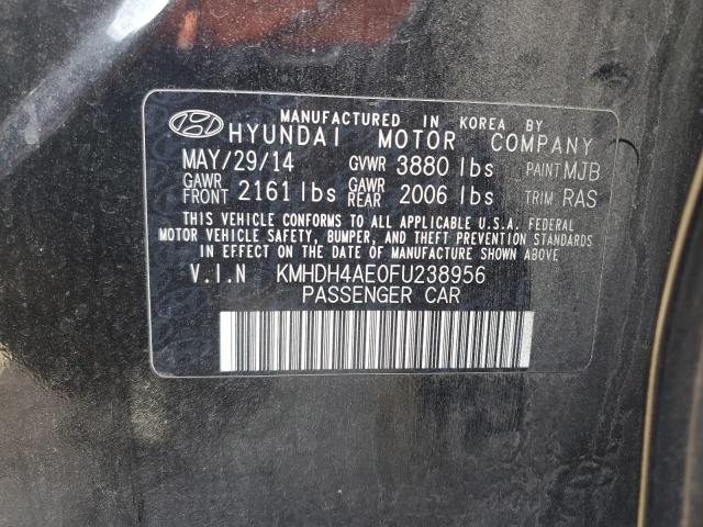 Photo 11 VIN: KMHDH4AE0FU238956 - HYUNDAI ELANTRA 