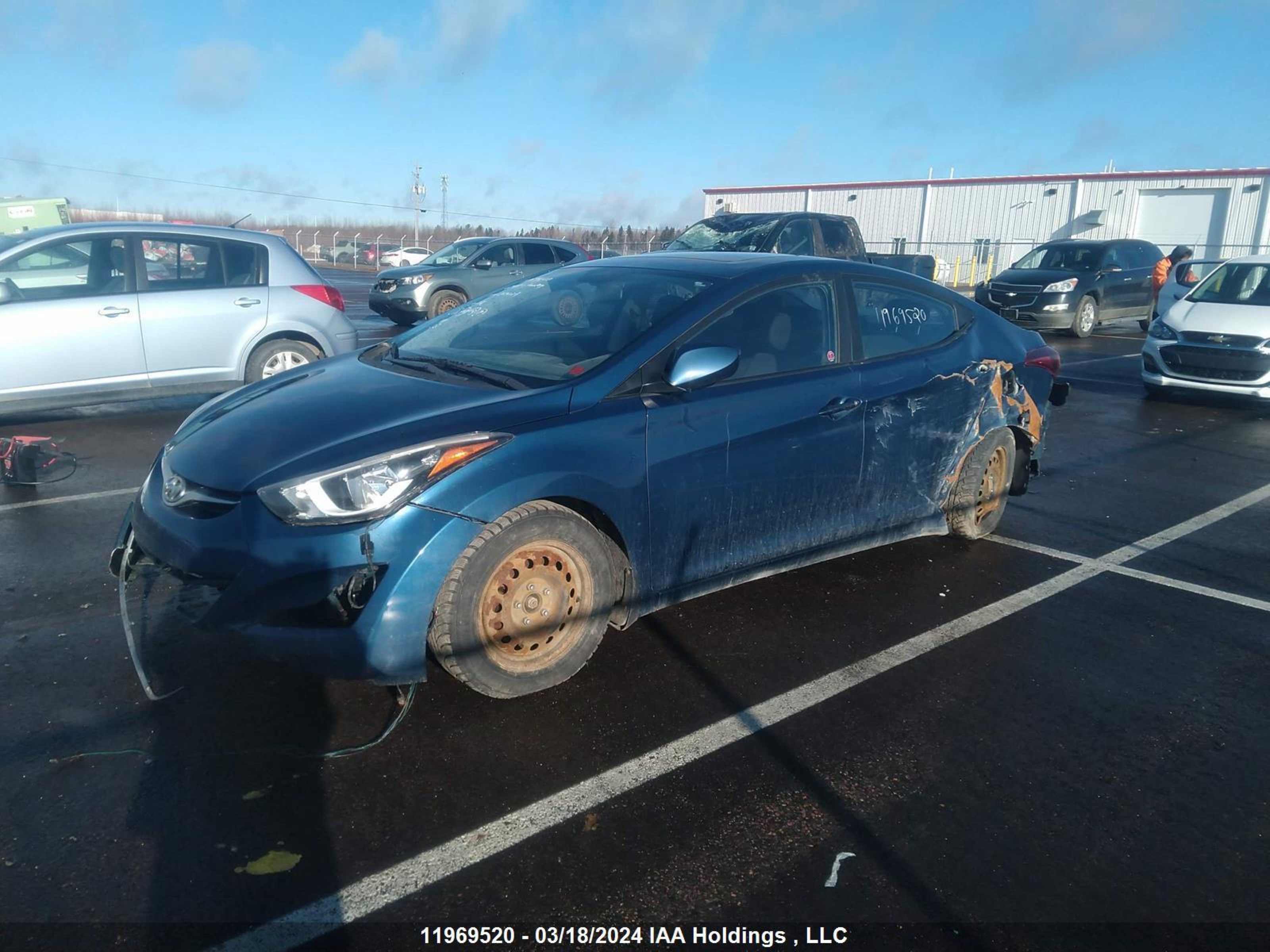 Photo 1 VIN: KMHDH4AE0FU269124 - HYUNDAI ELANTRA 