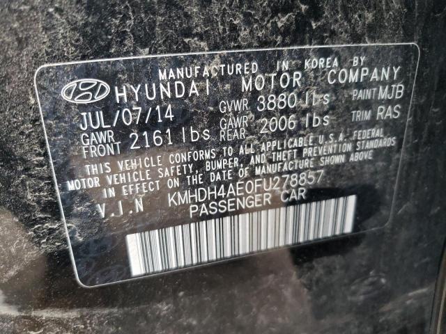 Photo 11 VIN: KMHDH4AE0FU278857 - HYUNDAI ELANTRA SE 