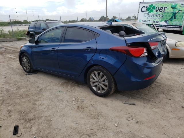 Photo 2 VIN: KMHDH4AE0FU300484 - HYUNDAI ELANTRA SE 