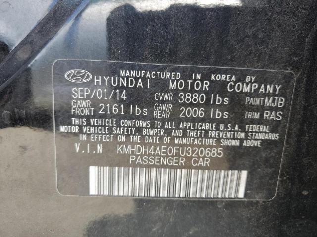 Photo 11 VIN: KMHDH4AE0FU320685 - HYUNDAI ELANTRA SE 