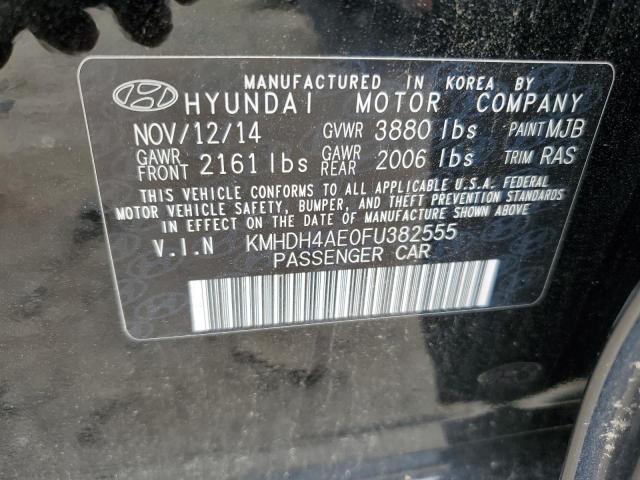 Photo 11 VIN: KMHDH4AE0FU382555 - HYUNDAI ELANTRA SE 