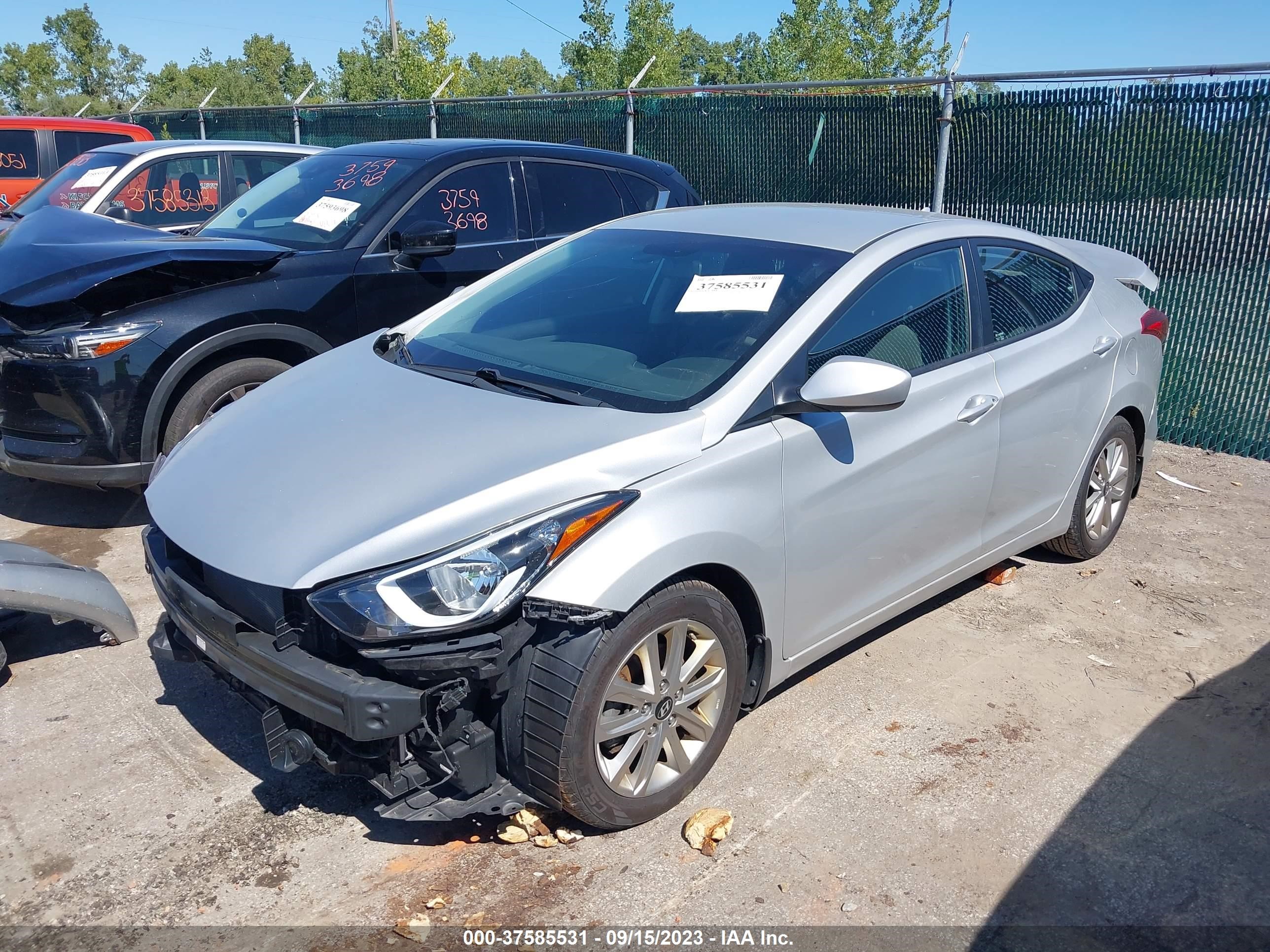 Photo 1 VIN: KMHDH4AE0FU436601 - HYUNDAI ELANTRA 