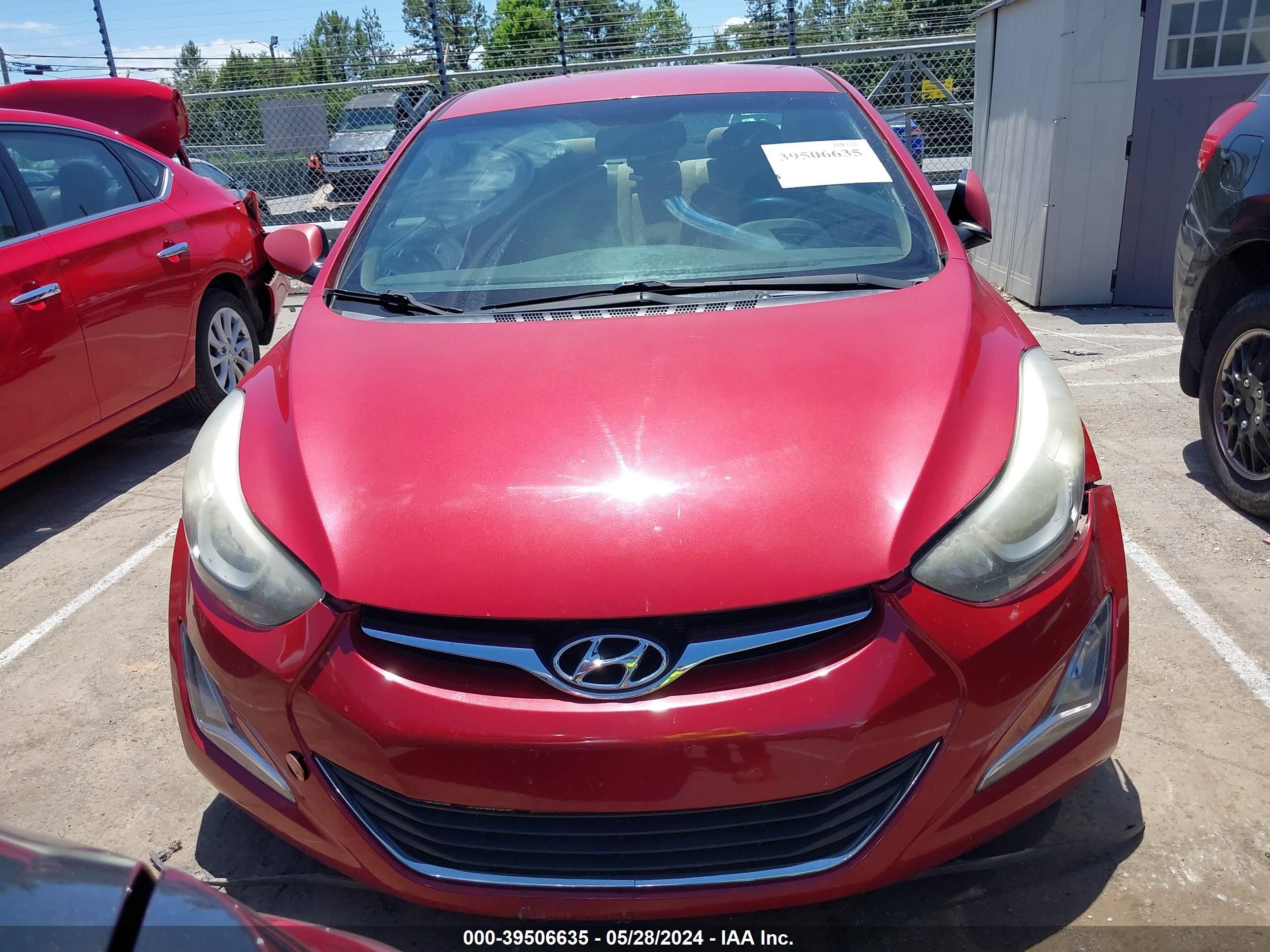 Photo 11 VIN: KMHDH4AE0GU478686 - HYUNDAI ELANTRA 