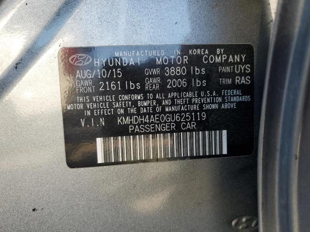 Photo 11 VIN: KMHDH4AE0GU625119 - HYUNDAI ELANTRA SE 