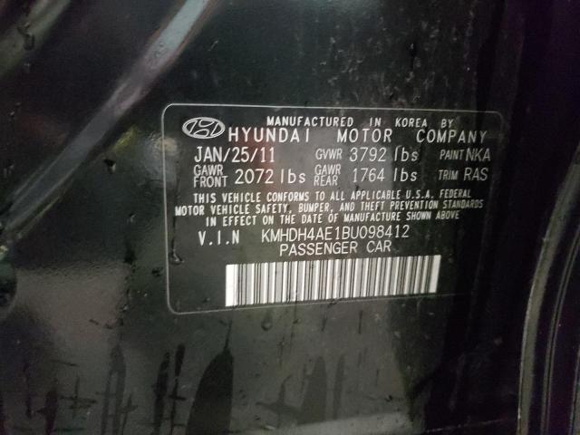 Photo 9 VIN: KMHDH4AE1BU098412 - HYUNDAI ELANTRA GL 