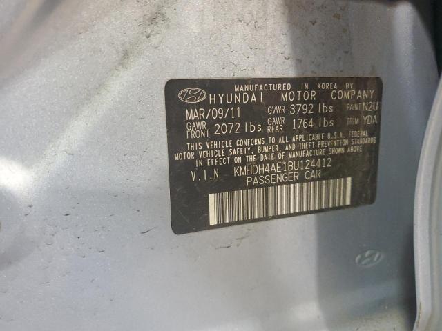 Photo 12 VIN: KMHDH4AE1BU124412 - HYUNDAI ELANTRA 