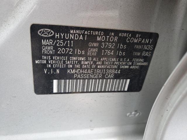 Photo 11 VIN: KMHDH4AE1BU138844 - HYUNDAI ELANTRA 