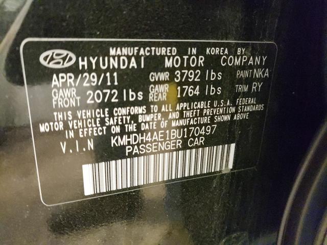 Photo 9 VIN: KMHDH4AE1BU170497 - HYUNDAI ELANTRA GL 