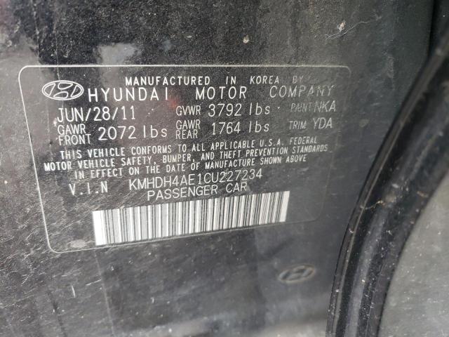 Photo 12 VIN: KMHDH4AE1CU227234 - HYUNDAI ELANTRA GL 