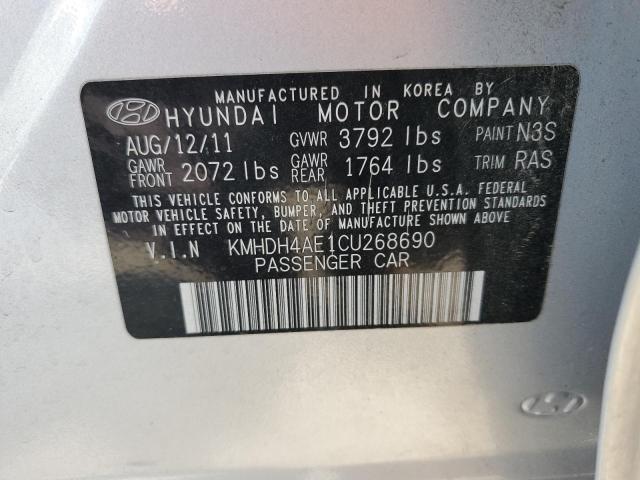 Photo 11 VIN: KMHDH4AE1CU268690 - HYUNDAI ELANTRA GL 