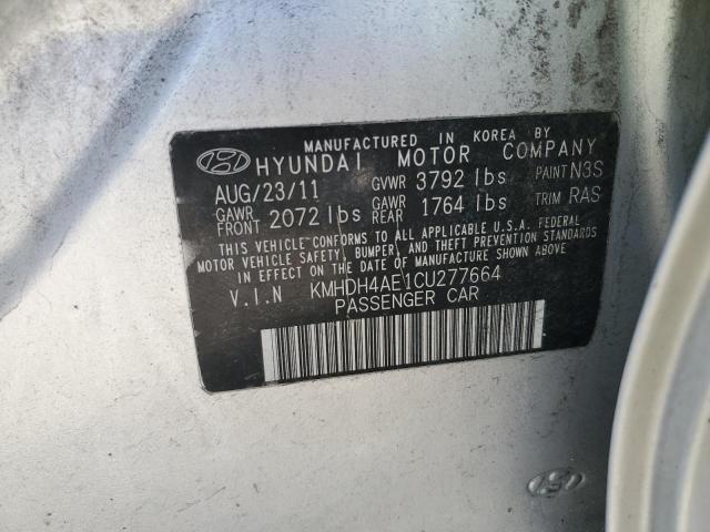 Photo 11 VIN: KMHDH4AE1CU277664 - HYUNDAI ELANTRA 