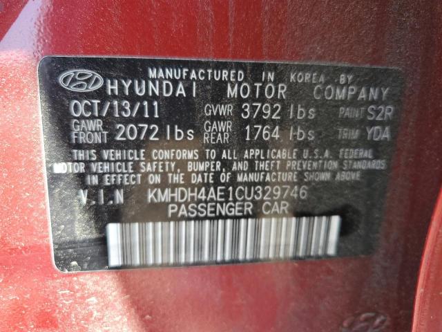 Photo 11 VIN: KMHDH4AE1CU329746 - HYUNDAI ELANTRA 