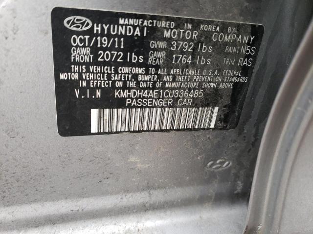 Photo 11 VIN: KMHDH4AE1CU336485 - HYUNDAI ELANTRA GL 