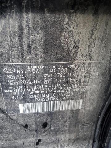 Photo 11 VIN: KMHDH4AE1CU352329 - HYUNDAI ELANTRA 