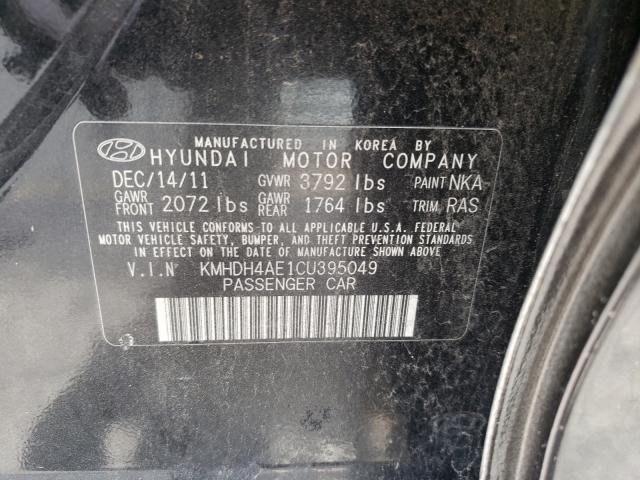 Photo 9 VIN: KMHDH4AE1CU395049 - HYUNDAI ELANTRA GL 