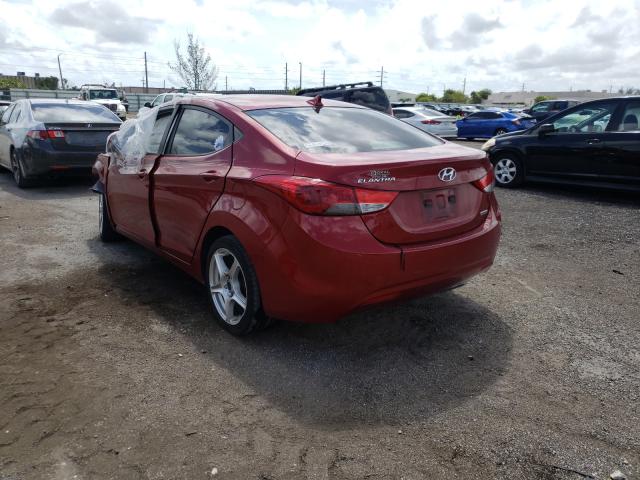 Photo 2 VIN: KMHDH4AE1CU427840 - HYUNDAI ELANTRA GL 