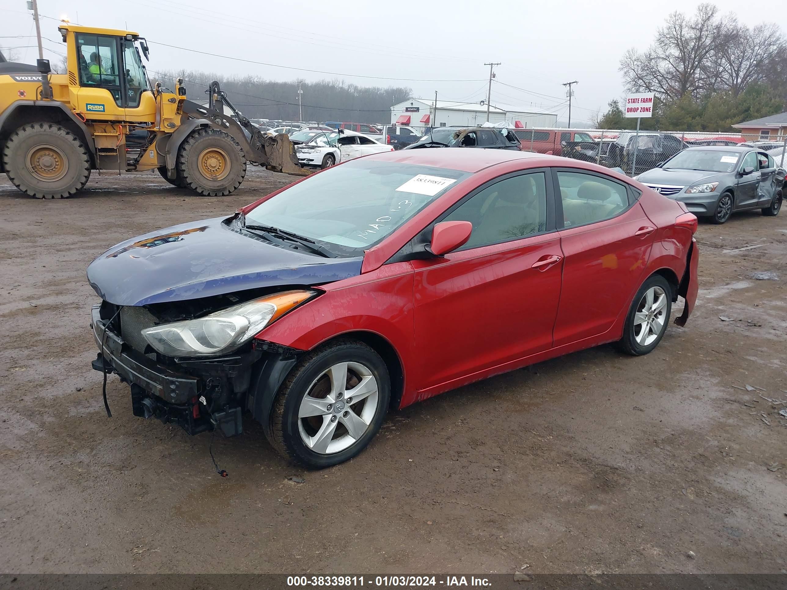 Photo 1 VIN: KMHDH4AE1CU443519 - HYUNDAI ELANTRA 