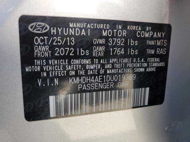 Photo 11 VIN: KMHDH4AE1DU019369 - HYUNDAI ELANTRA GL 