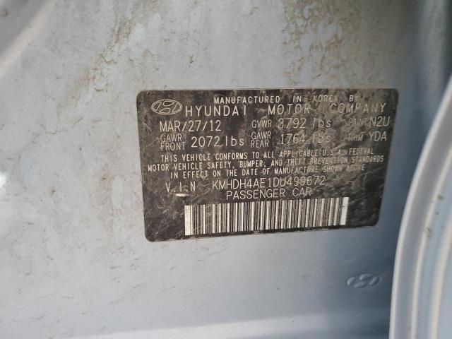 Photo 11 VIN: KMHDH4AE1DU499672 - HYUNDAI ELANTRA 