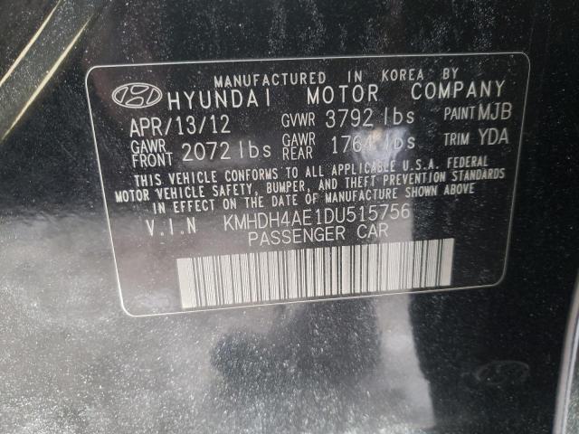 Photo 9 VIN: KMHDH4AE1DU515756 - HYUNDAI ELANTRA GL 