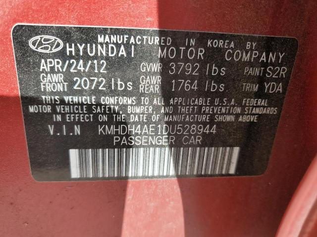 Photo 11 VIN: KMHDH4AE1DU528944 - HYUNDAI ELANTRA 