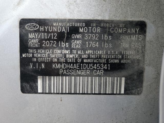 Photo 11 VIN: KMHDH4AE1DU545341 - HYUNDAI ELANTRA 