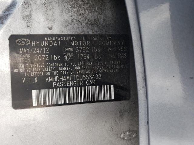 Photo 11 VIN: KMHDH4AE1DU553438 - HYUNDAI ELANTRA 