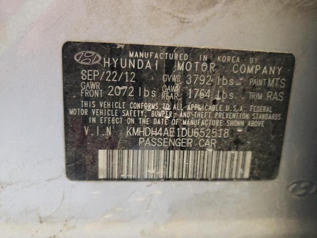 Photo 11 VIN: KMHDH4AE1DU652518 - HYUNDAI ELANTRA 