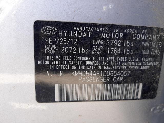 Photo 11 VIN: KMHDH4AE1DU654057 - HYUNDAI ELANTRA 