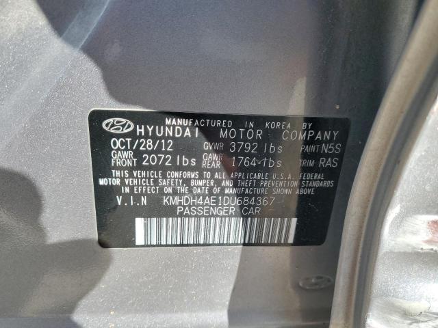 Photo 11 VIN: KMHDH4AE1DU684367 - HYUNDAI ELANTRA 