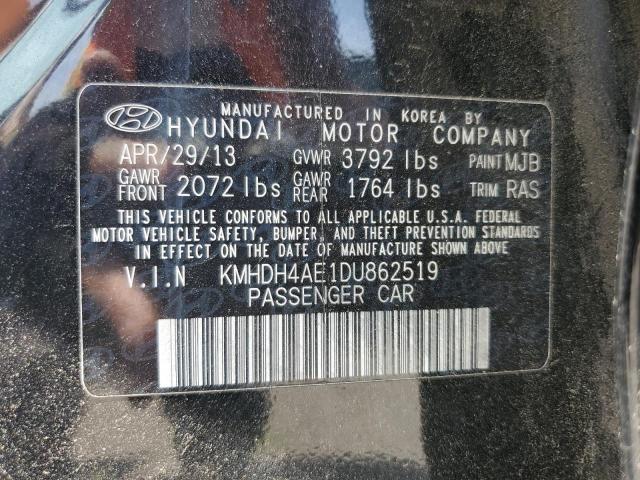 Photo 11 VIN: KMHDH4AE1DU862519 - HYUNDAI ELANTRA GL 