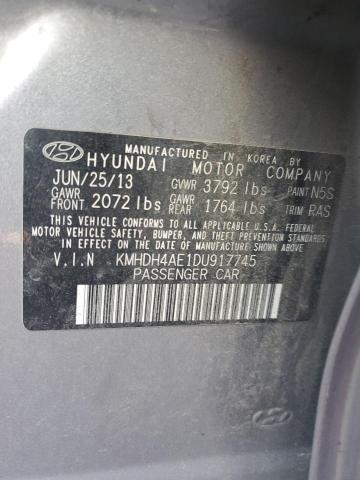 Photo 11 VIN: KMHDH4AE1DU917745 - HYUNDAI ELANTRA 