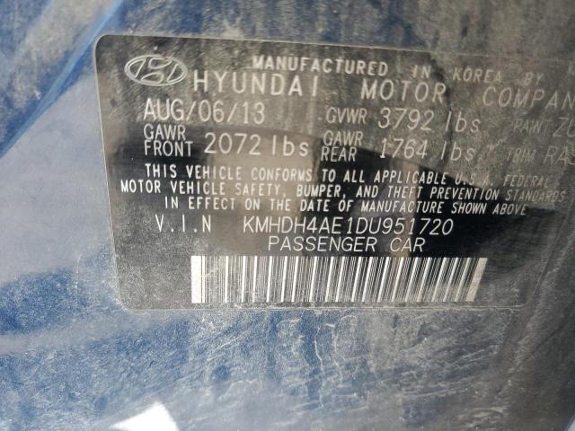 Photo 11 VIN: KMHDH4AE1DU951720 - HYUNDAI ELANTRA 