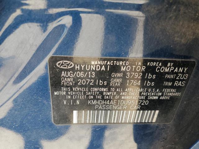 Photo 11 VIN: KMHDH4AE1DU951720 - HYUNDAI ELANTRA 