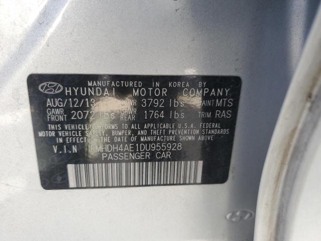 Photo 11 VIN: KMHDH4AE1DU955928 - HYUNDAI ELANTRA 