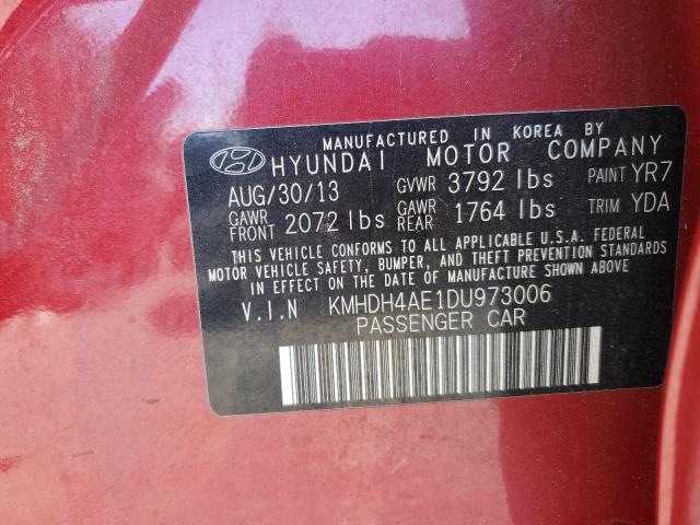 Photo 11 VIN: KMHDH4AE1DU973006 - HYUNDAI ELANTRA 