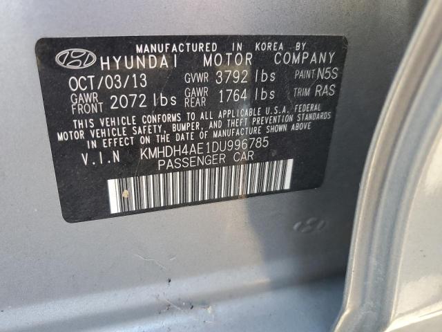 Photo 11 VIN: KMHDH4AE1DU996785 - HYUNDAI ELANTRA 