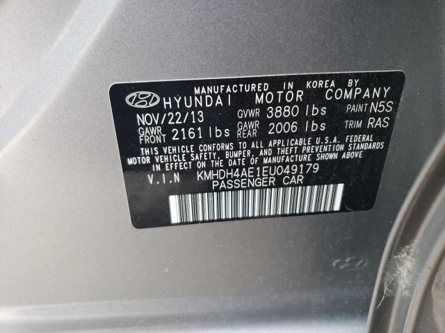 Photo 11 VIN: KMHDH4AE1EU049179 - HYUNDAI ELANTRA SE 