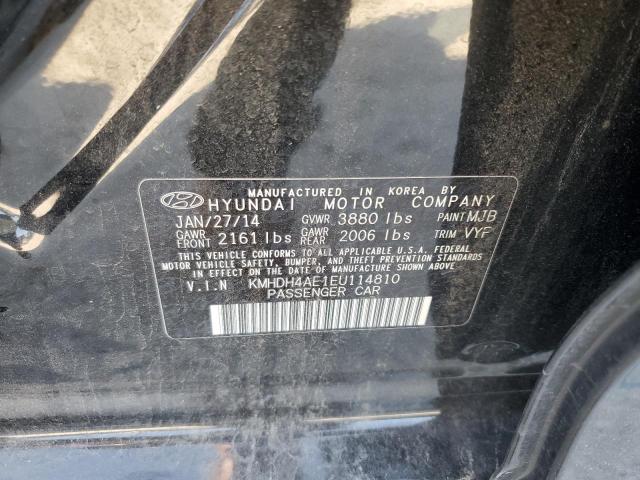 Photo 12 VIN: KMHDH4AE1EU114810 - HYUNDAI ELANTRA SE 