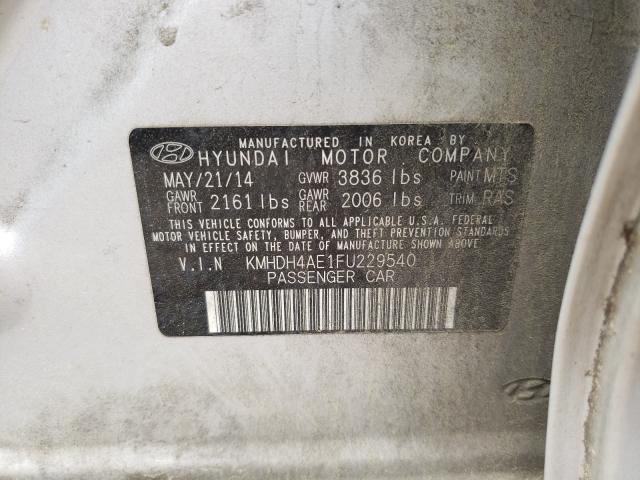 Photo 9 VIN: KMHDH4AE1FU229540 - HYUNDAI ELANTRA SE 