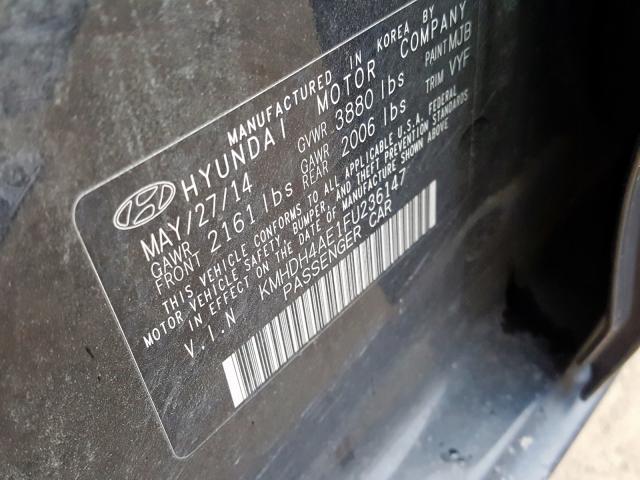 Photo 9 VIN: KMHDH4AE1FU236147 - HYUNDAI ELANTRA SE 