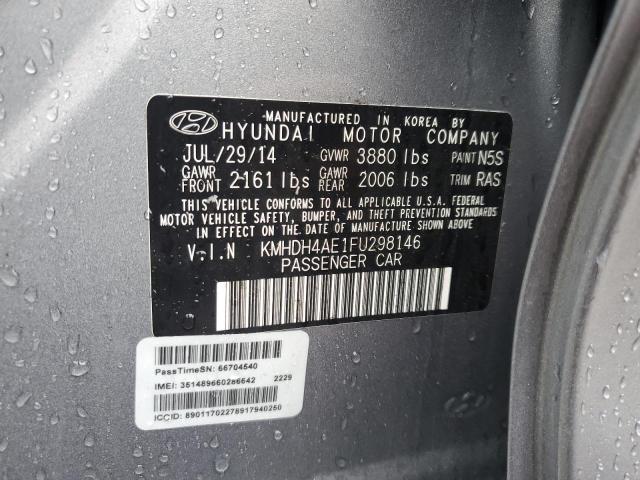 Photo 11 VIN: KMHDH4AE1FU298146 - HYUNDAI ELANTRA 