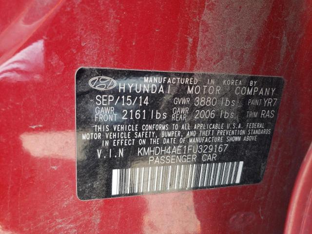 Photo 11 VIN: KMHDH4AE1FU329167 - HYUNDAI ELANTRA SE 